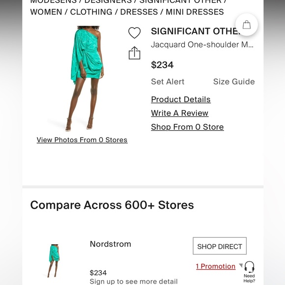 Significant Other Gigi mini dress 💚 - Picture 5 of 16